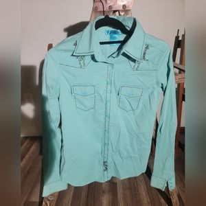 Cowgirl Tuff Barrel racing shirt